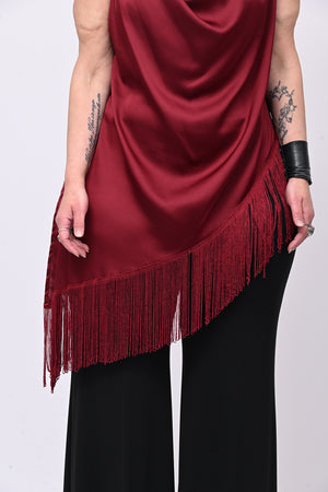 Top raso frange - India