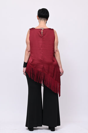 Top raso frange - India