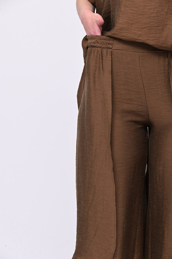 Pantalone doppio pannello - Cioccolato