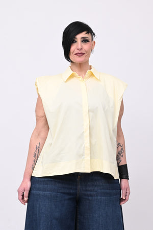 Camicia spalla arricciata - Mimosa
