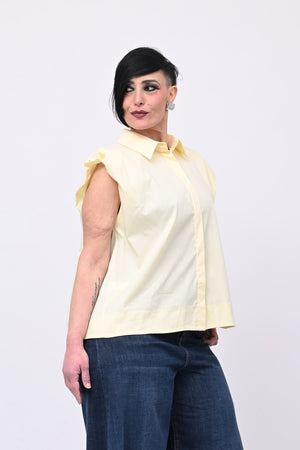 Camicia spalla arricciata - Mimosa