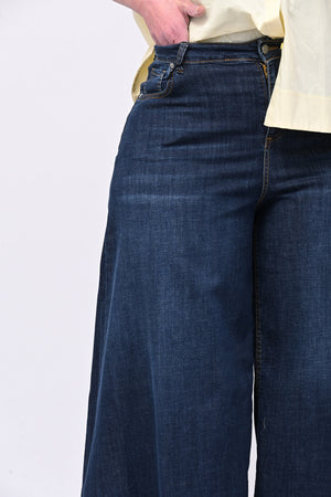 Jeans Palazzone - Blu basic