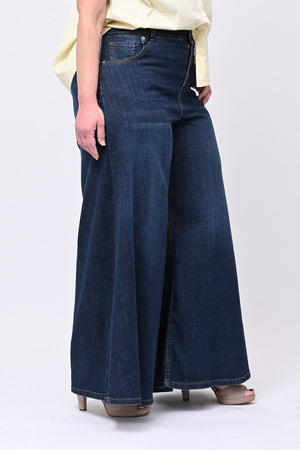Jeans Palazzone - Blu basic