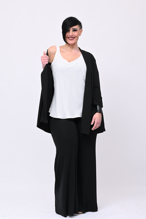 Top crepe balza - Bianco
