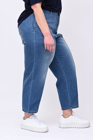 Jeans crop e cuciture - Jeans medio