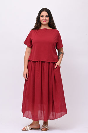 Abito t-shirt crop - India