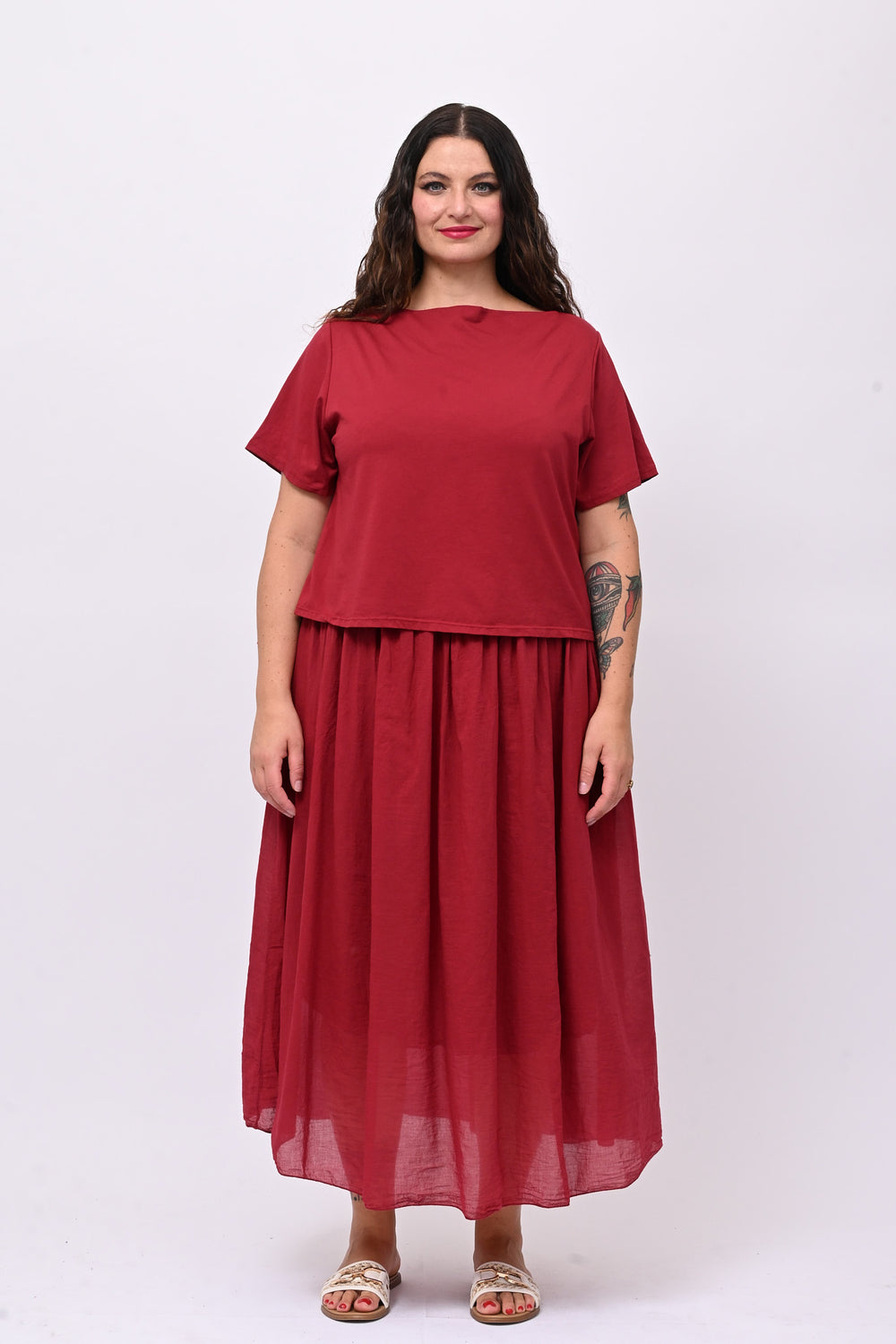 Abito t-shirt crop - India