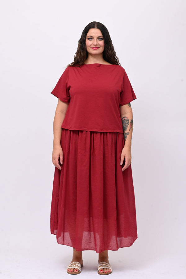 Abito t-shirt crop - India