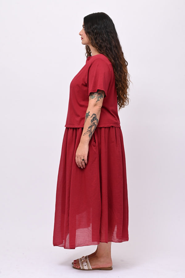Abito t-shirt crop - India