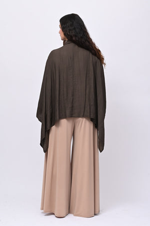 Camicia kimono balze - Moro
