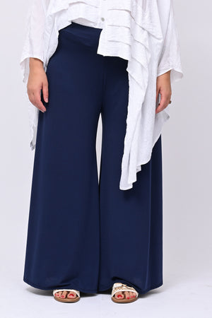 Pantapalazzo jersey - Blu
