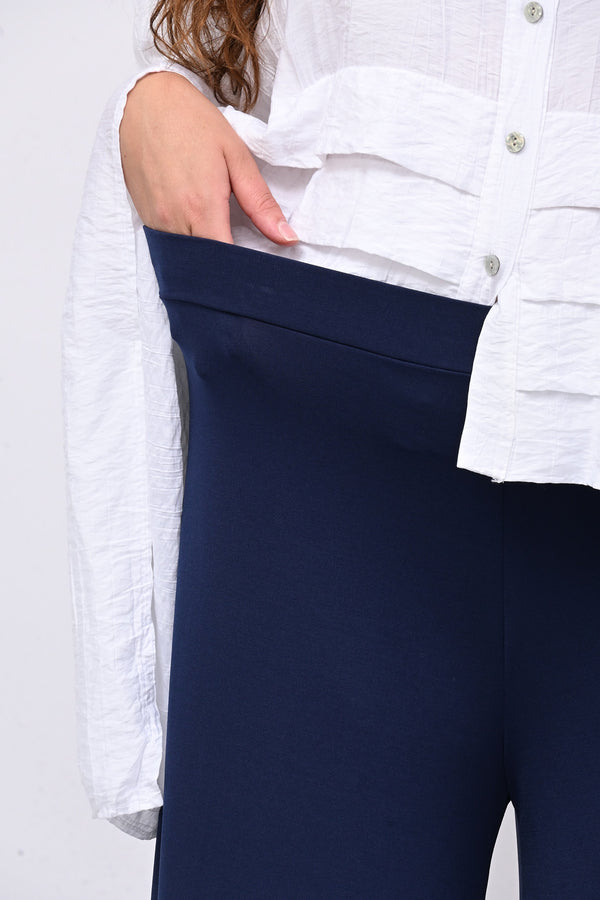 Pantapalazzo jersey - Blu