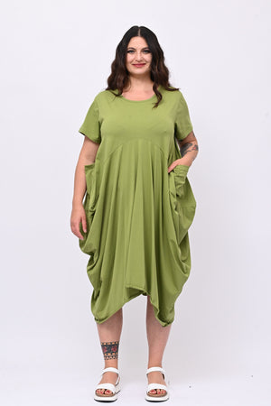 Abito maxi tascone - Mela
