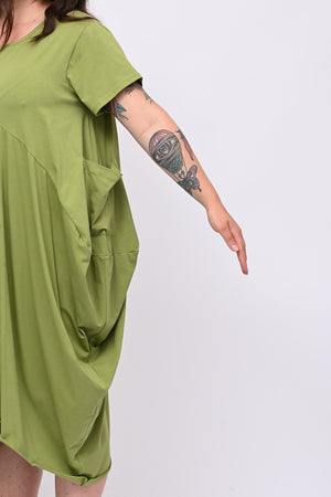 Abito maxi tascone - Mela