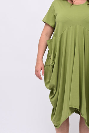 Abito maxi tascone - Mela