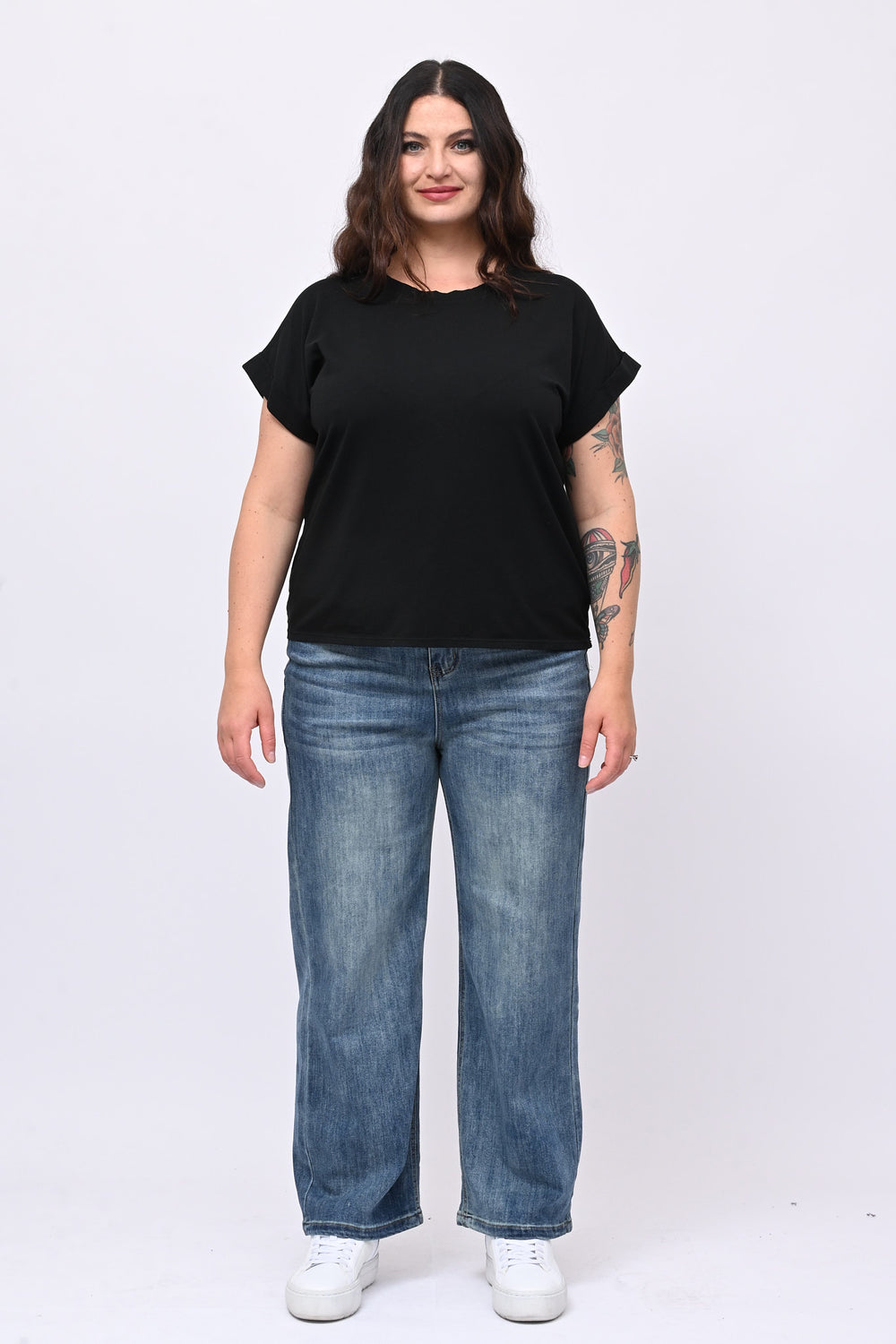 Jeans dritto sfumato - Jeans sfumato