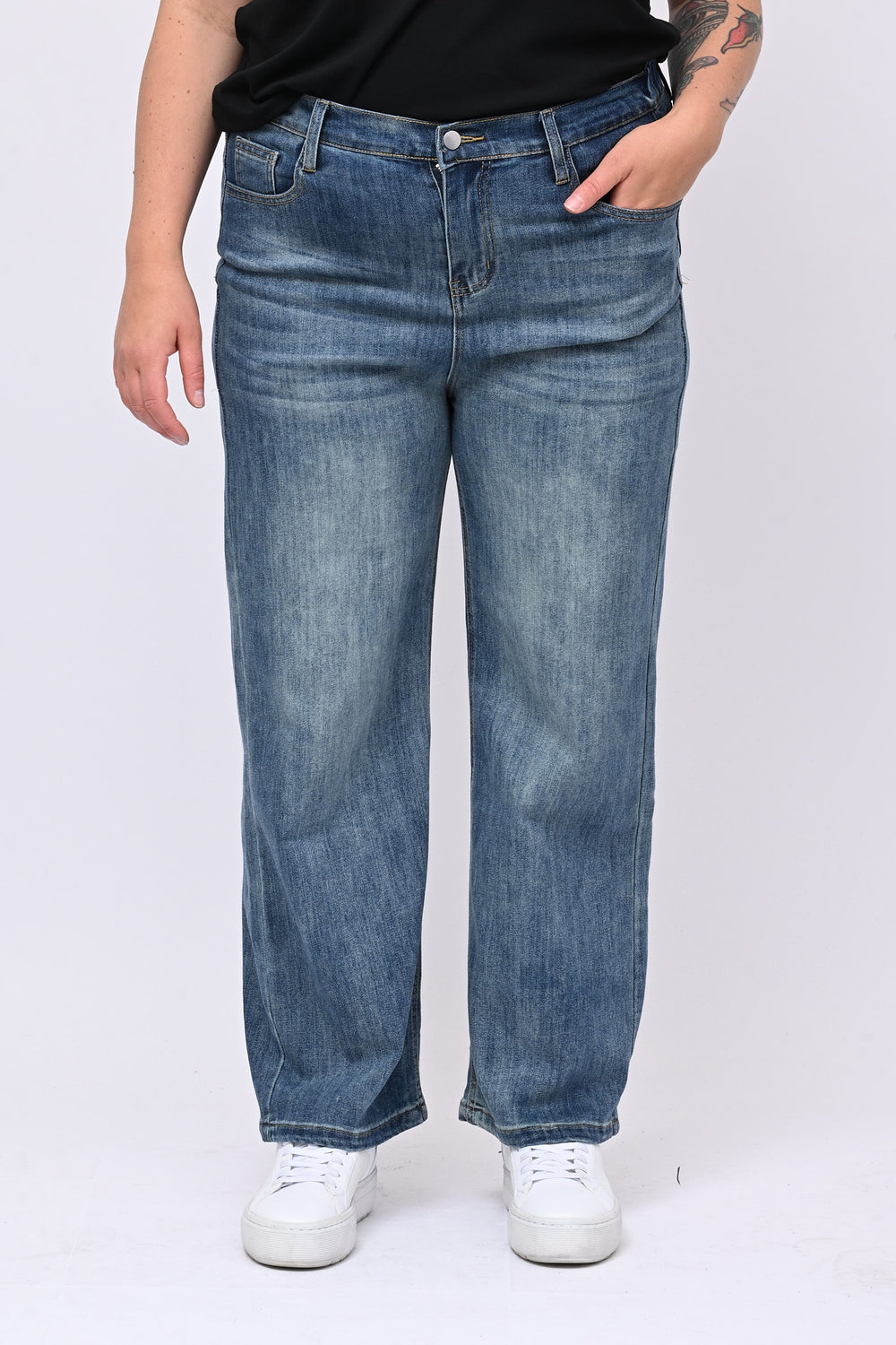 Jeans dritto sfumato - Jeans sfumato