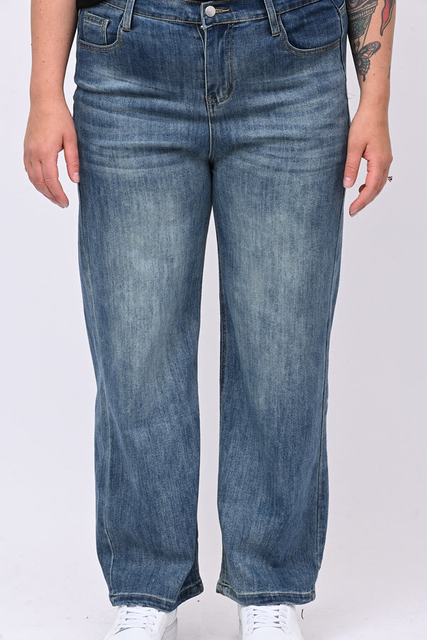 Jeans dritto sfumato - Jeans sfumato