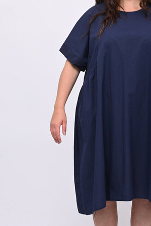 Abito mussola taschine - Blu