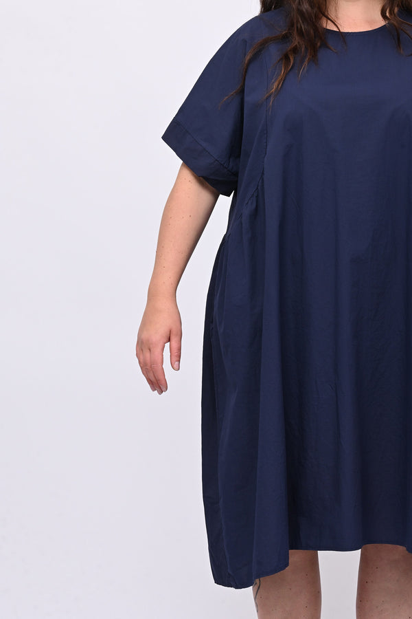 Abito mussola taschine - Blu