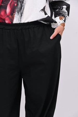 Pantalone combact elastico - Nero