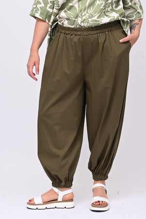 Pantalone combact elastico - Verde militare