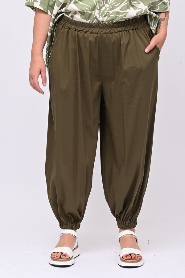Pantalone combact elastico - Verde militare
