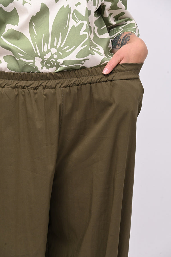 Pantalone combact elastico - Verde militare