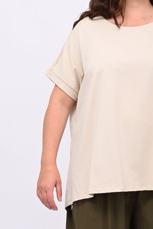 T-shirt goccia schiena - Corda