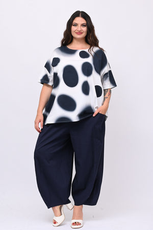 Pantaballoon cotone - Blu
