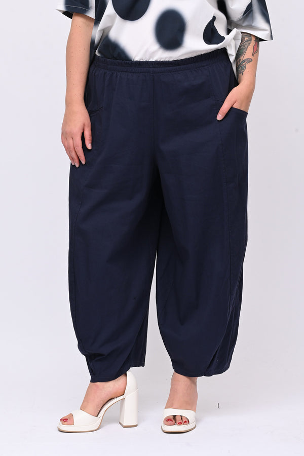 Pantaballoon cotone - Blu