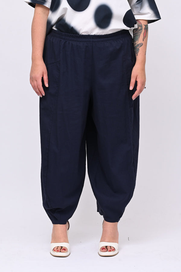 Pantaballoon cotone - Blu