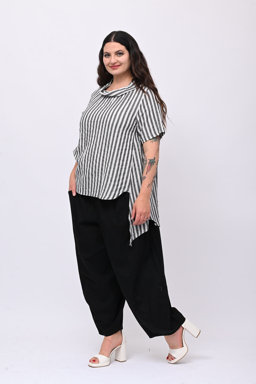 Pantaballoon cotone - Nero