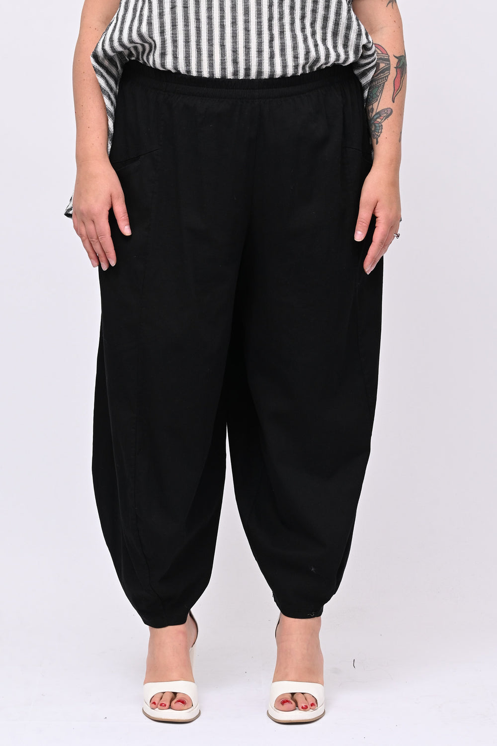 Pantaballoon cotone - Nero