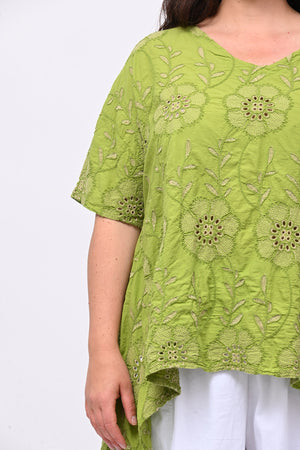 Blusa sangallo punte - Mela