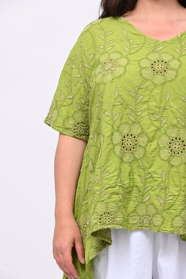 Blusa sangallo punte - Mela