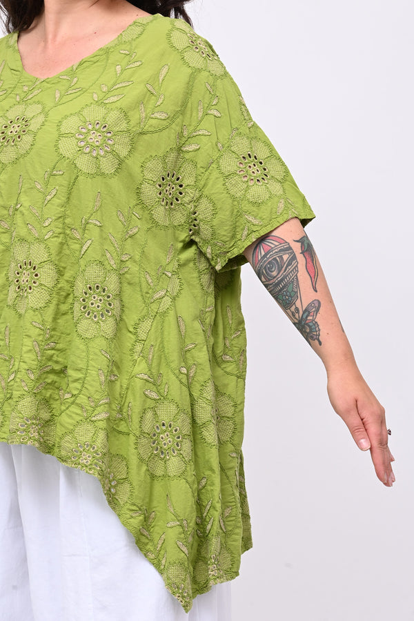 Blusa sangallo punte - Mela