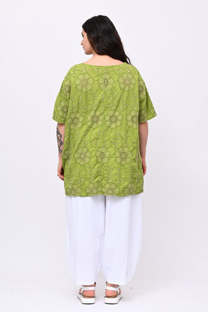 Blusa sangallo punte - Mela