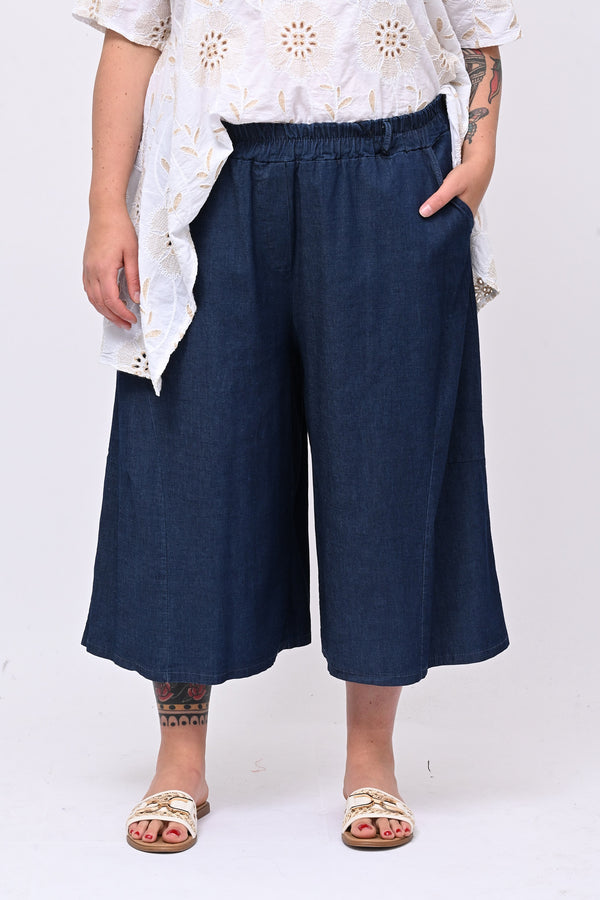 Pantacoulotte chambrie - Jeans scuro