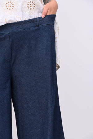 Pantacoulotte chambrie - Jeans scuro