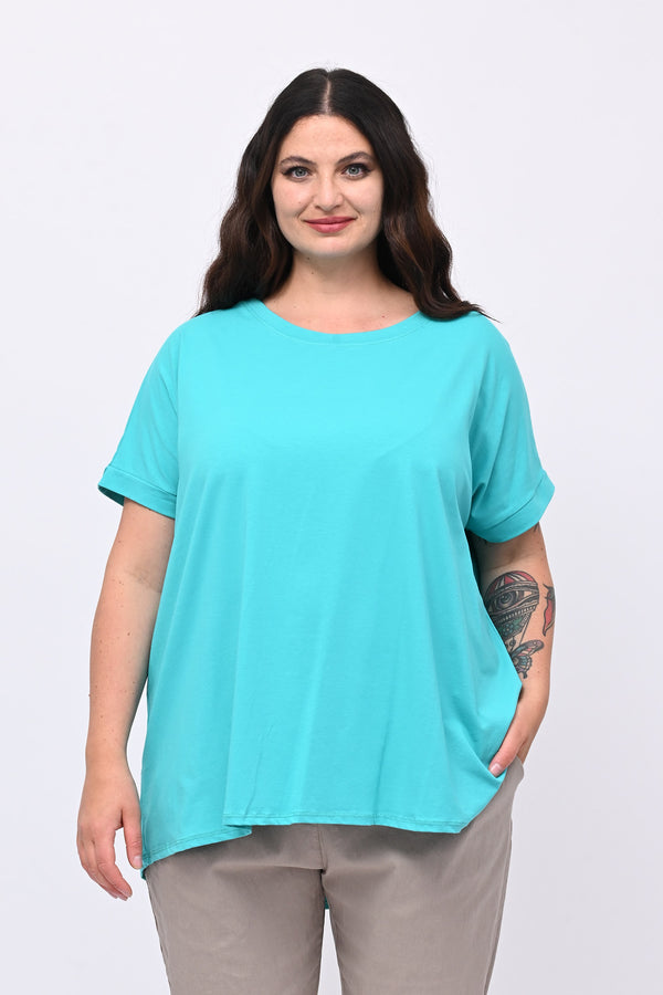T-shirt goccia schiena - Tiffany