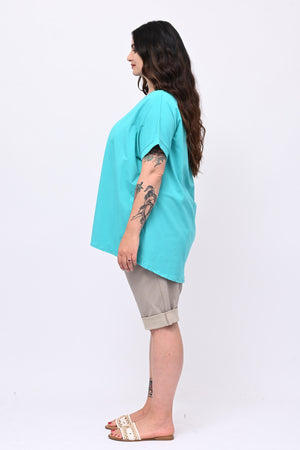 T-shirt goccia schiena - Tiffany