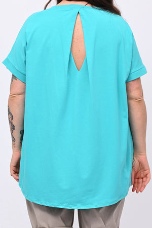T-shirt goccia schiena - Tiffany