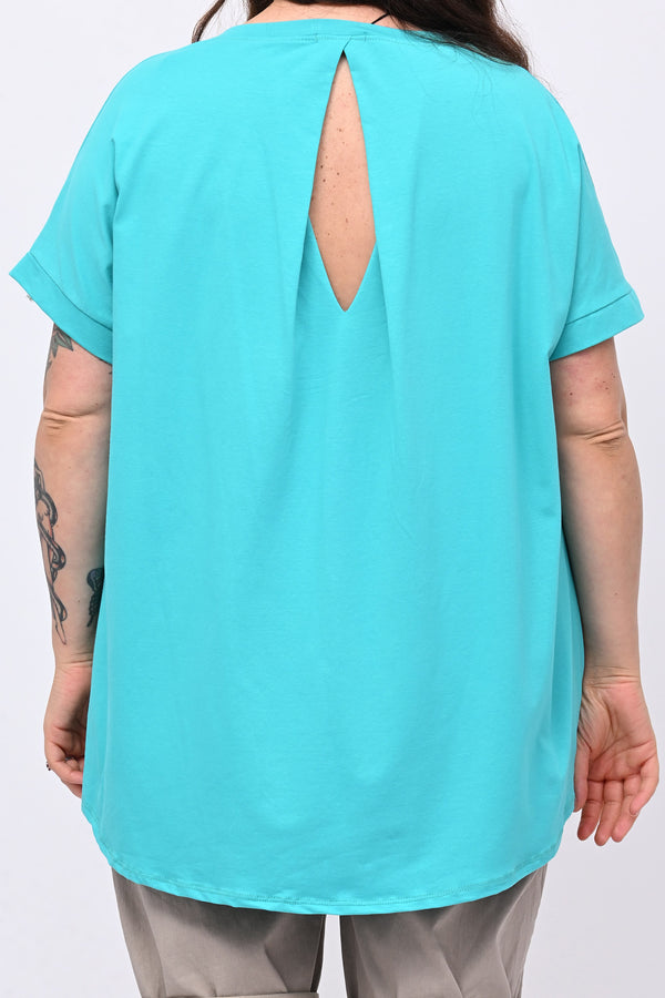 T-shirt goccia schiena - Tiffany