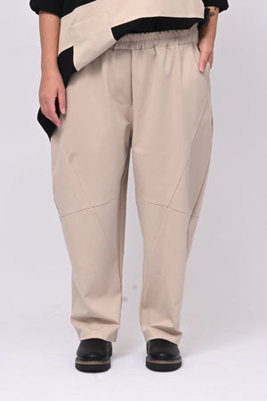 Pantalone over punto Milano - Burro