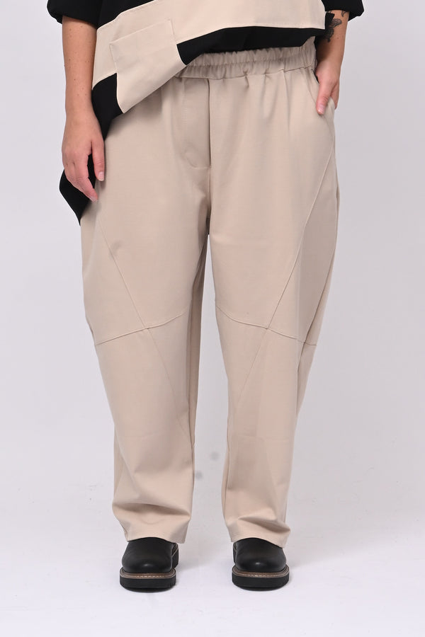 Pantalone over punto Milano - Burro