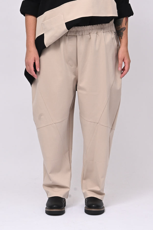 Pantalone over punto Milano - Burro