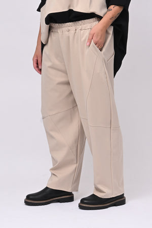 Pantalone over punto Milano - Burro