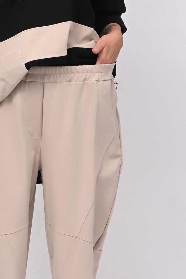 Pantalone over punto Milano - Burro