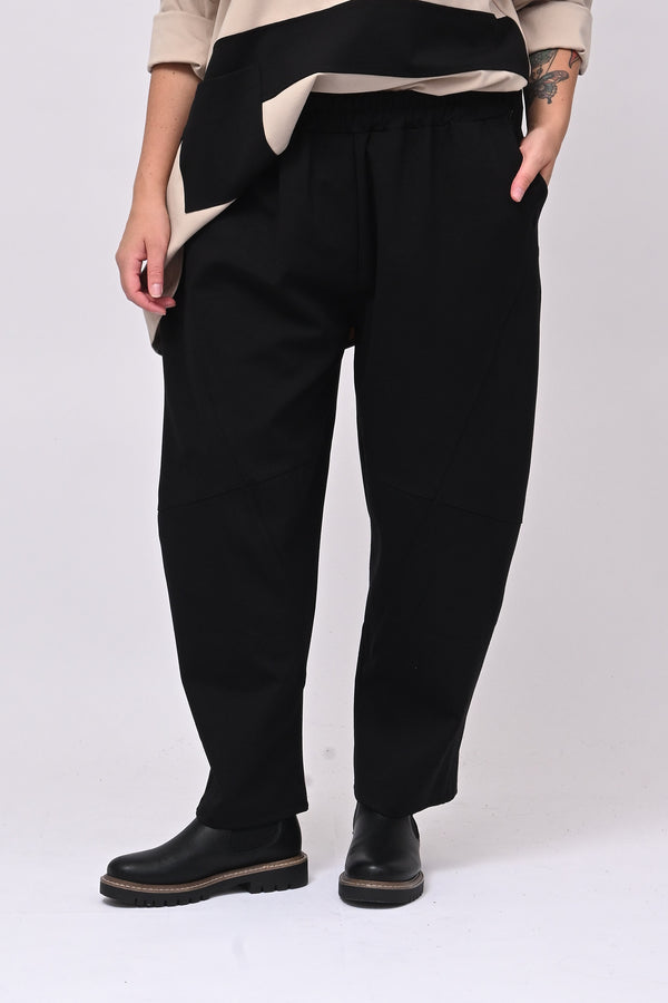 Pantalone over punto Milano - Nero
